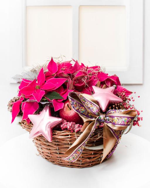 Beautiful Poinsettia Arrangememt