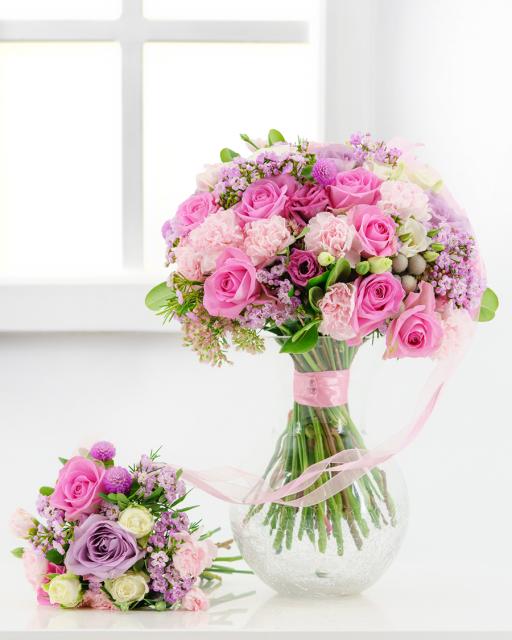 Pink Mom and Baby Bouquet