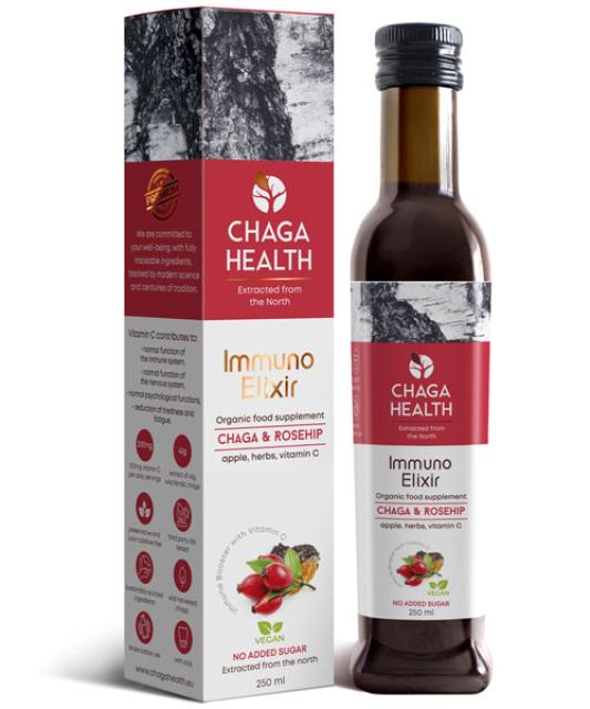 Immuno eliksyras Chaga & erškėtrožė