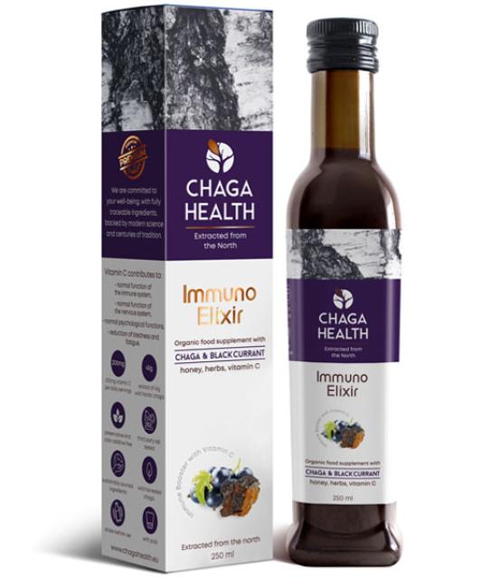 Immuno eliksyras Chaga & juodieji serbentai