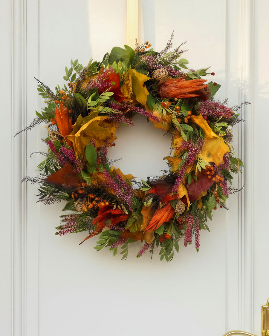 Durų vainikas „Rudens magija“